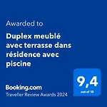 Apartament Duplex Meuble Avec Terrasse Dans Avec Piscine