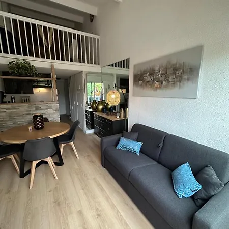 Duplex Meuble Avec Terrasse Dans Avec Piscine Apartment *