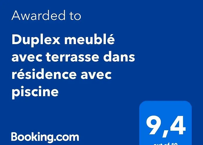 Apartment Duplex Meuble Avec Terrasse Dans Avec Piscine